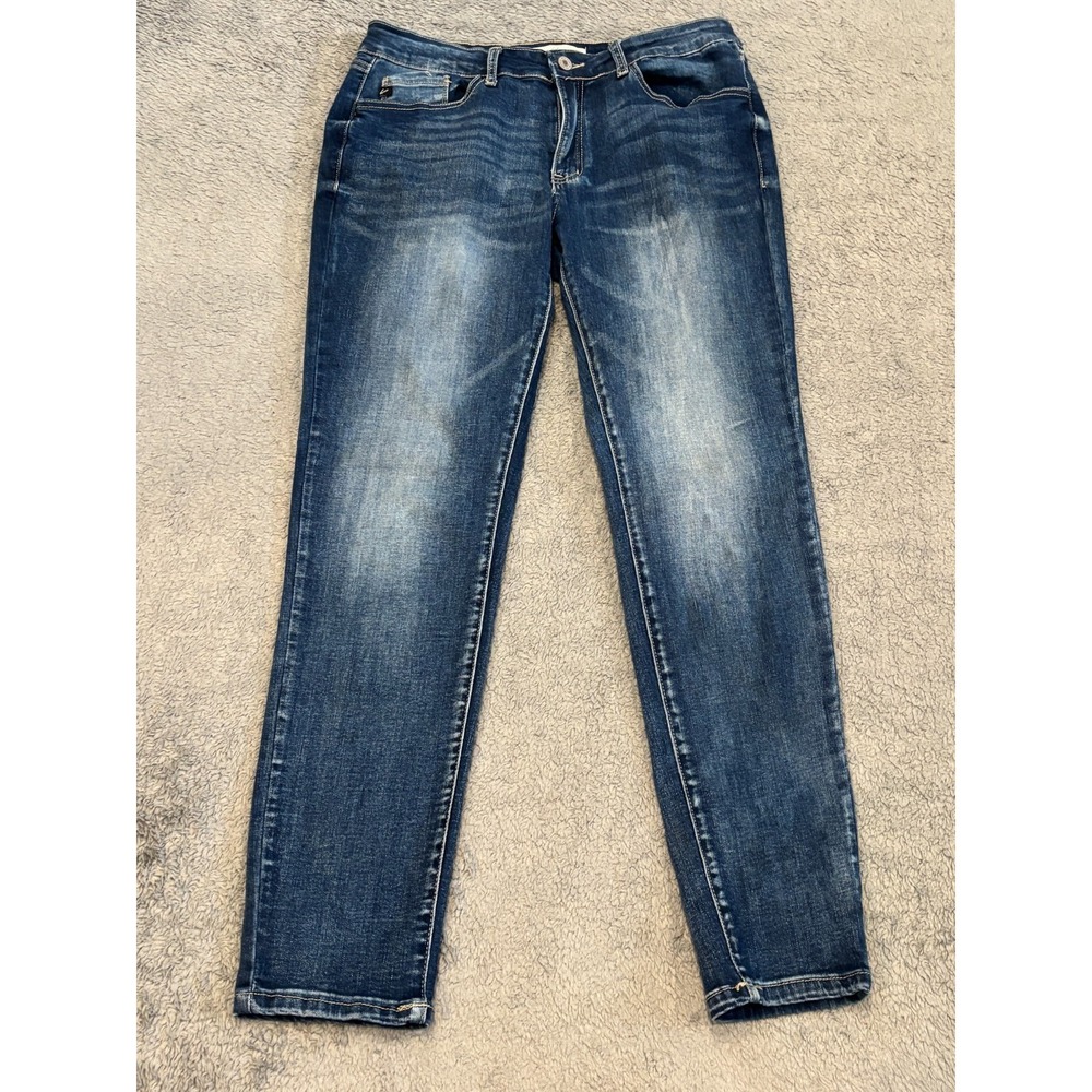 KanCan Jeans Womens 11/29 Mid Rise Skinny Stretch Blue Denim KC11214CHD